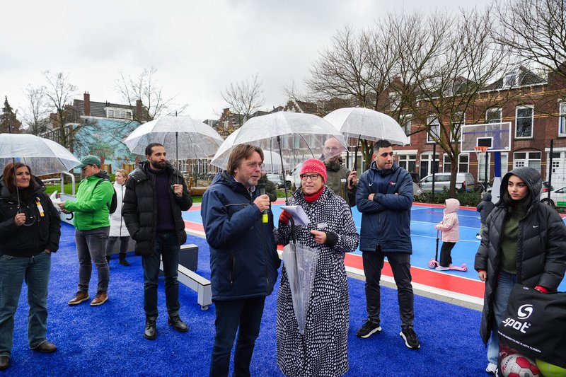 Cor Habben Jansen op Assendelftplein
